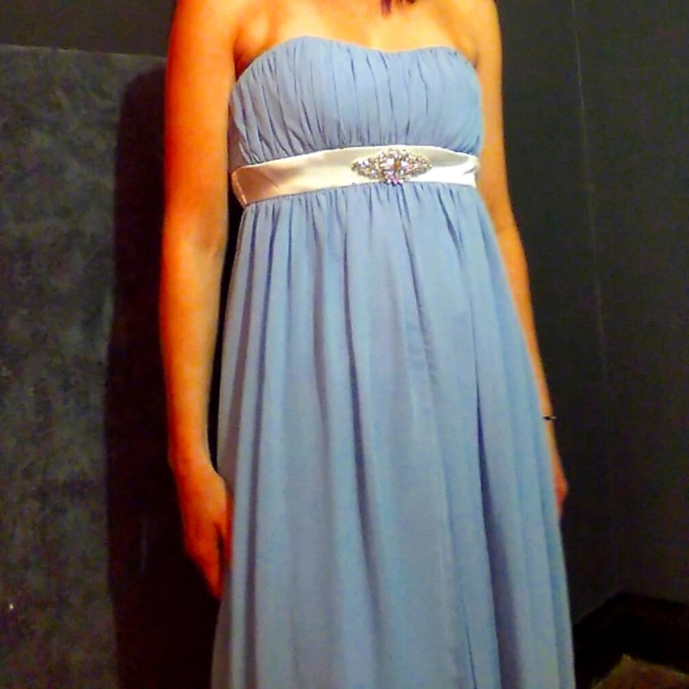 Bari Jay Prom gown & matching Saugus Shoe flats